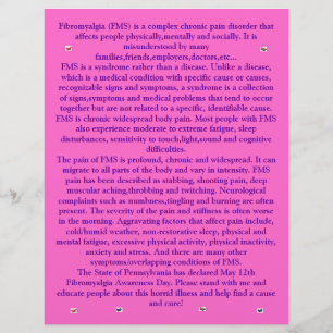 Fibromyalgie Butterflies Flyer