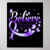 Fibromyalgie Butterfly Poster (Vorne)