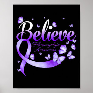 Fibromyalgie Butterfly Poster