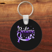 Fibromyalgie Butterfly Schlüsselanhänger (Vorderseite)