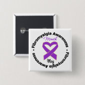 Fibromyalgie Button (Vorne & Hinten)