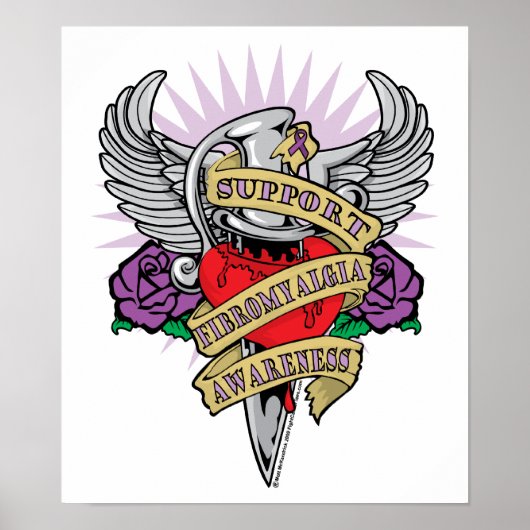 Fibromyalgie Dagger Poster (Vorne)