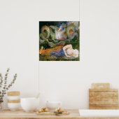 Fibromyalgie, der Drache im Inneren Poster (Küche)