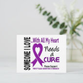 Fibromyalgie erfordert eine Heilung 3 Postkarte (Stehend Vorderseite)