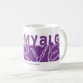 Fibromyalgie erhält meine Nerven-Tasse Kaffeetasse (VorderseiteRechts)