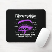 Fibromyalgie Es ist viel mehr, als die Augenklappe Mousepad (Mit Mouse)