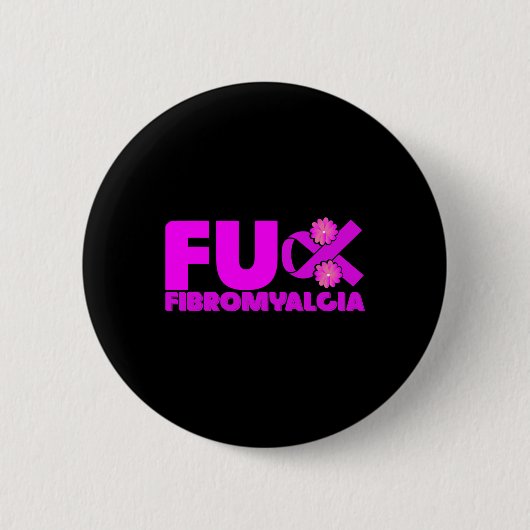 Fibromyalgie Familie Fibromyalgie Bewusstsein Button (Vorderseite)