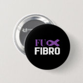Fibromyalgie Fibro Bewusstseins Kämpfer 1 Button (Vorne & Hinten)