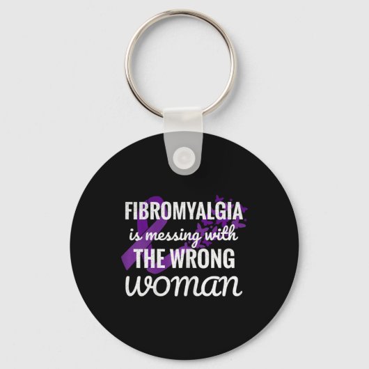 Fibromyalgie Fibro Warrior 1 Schlüsselanhänger (Vorderseite)