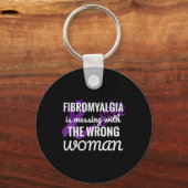 Fibromyalgie Fibro Warrior 1 Schlüsselanhänger (Vorderseite)