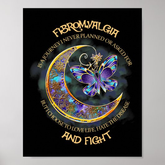 Fibromyalgie - Fibromyalgie Bewusstsein 1 Poster (Vorne)
