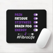 Fibromyalgie Fibromyalgie Bewusstsein Mousepad (Mit Mouse)