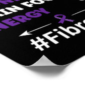 Fibromyalgie Fibromyalgie Bewusstsein Poster (Ecke)