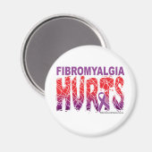 Fibromyalgie Hurts Magnet (Vorderseite/Rückseite)