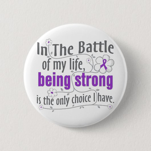 Fibromyalgie in der Schlacht Button (Vorderseite)