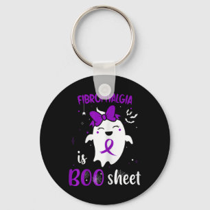 Fibromyalgie ist Boo Sheet Halloween Niedlich Ghos Schlüsselanhänger