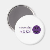 Fibromyalgie Ist zum Kotzen Magnet (Vorderseite/Rückseite)