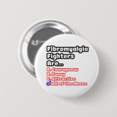 Fibromyalgie-Kampfquiz Button (Vorne & Hinten)