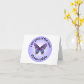 Fibromyalgie Karte (Gelbe Blume)