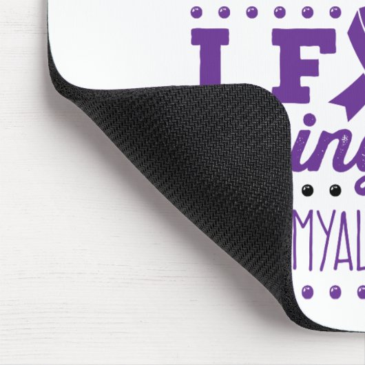 Fibromyalgie Krieg Fake gut sein Mousepad (Ecke)