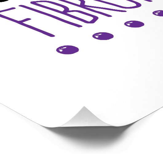 Fibromyalgie Krieg Fake gut sein Poster (Ecke)