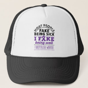 Fibromyalgie Krieg Fake gut sein Truckerkappe