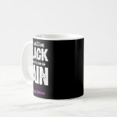 Fibromyalgie Krieger Chronischer Schmerz Fibro Bew Kaffeetasse (Vorderseite Links)