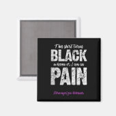 Fibromyalgie Krieger Chronischer Schmerz Fibro Bew Magnet (Vorderseite/Rückseite)