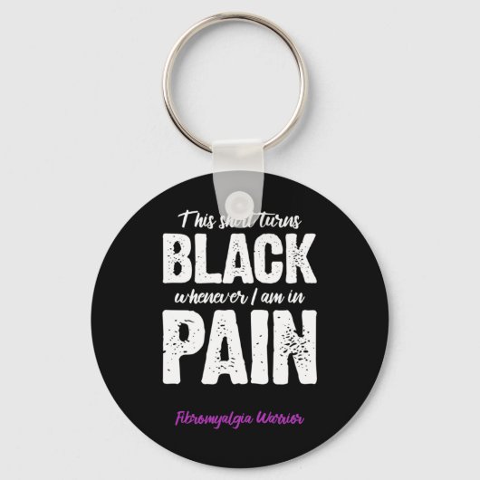 Fibromyalgie Krieger Chronischer Schmerz Fibro Bew Schlüsselanhänger (Vorderseite)