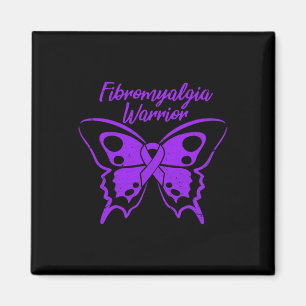 Fibromyalgie Krieger Fibro Bewusstsein Lila Butter Magnet