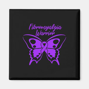 Fibromyalgie Krieger Fibro Bewusstsein Lila Butter Magnet