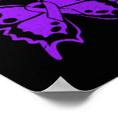 Fibromyalgie Krieger Fibro Bewusstsein Lila Butter Poster (Ecke)