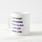 Fibromyalgie-Krieger, großartig Kaffeetasse (Vorderseite Links)