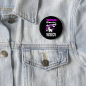 Fibromyalgie Krieger sind magische Einhornfibromya Button (Beispiel)