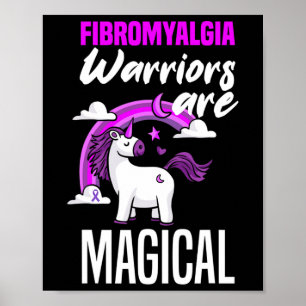 Fibromyalgie Krieger sind magische Einhornfibromya Poster