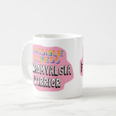 Fibromyalgie Kriegererkennungsgegner Kaffeetasse (Vorderseite Links)