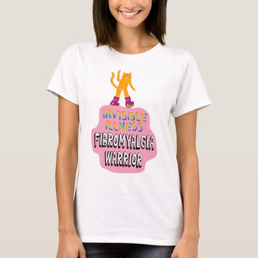 Fibromyalgie Kriegerkrankung Fibro Unsichtbare Sch T-Shirt (Vorderseite)