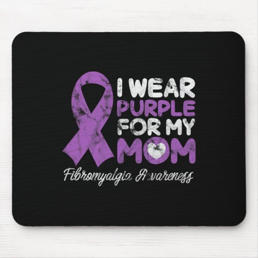 Fibromyalgie Mama Fibro Mutter Fibromyositis Suppl Mousepad (Vorne)
