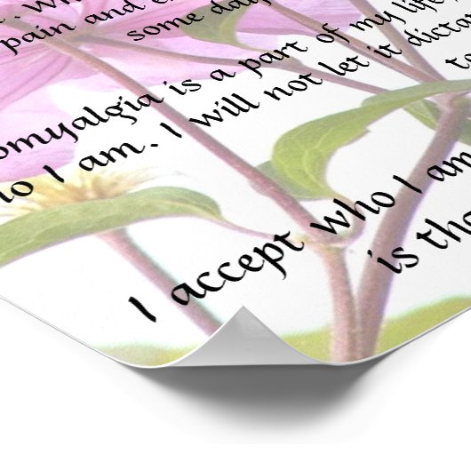 Fibromyalgie-Poster Poster (Ecke)