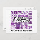 Fibromyalgie Postkarte (Vorne/Hinten)