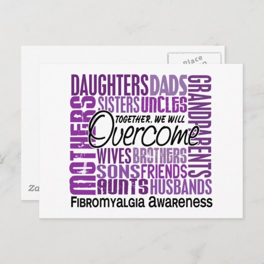 Fibromyalgie Postkarte (Vorne/Hinten)