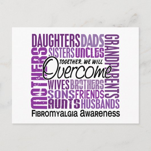 Fibromyalgie Postkarte (Vorderseite)