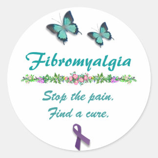 Fibromyalgie Runder Aufkleber