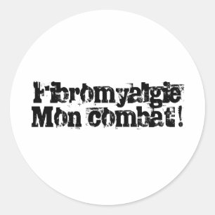Fibromyalgie Runder Aufkleber