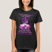 Fibromyalgie Schmetterlingskrieger i am Sturm T-Shirt (Vorderseite)
