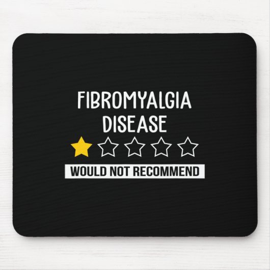 Fibromyalgie sollte nicht als Krieger empfohlen we Mousepad (Vorne)