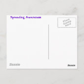 Fibromyalgie Symptome Postkarte (Rückseite)