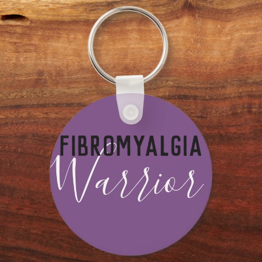Fibromyalgie Warrior Schlüsselanhänger (Vorderseite)