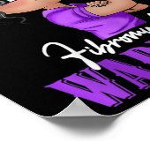 Fibromyalgie Warrior Strong Women Fibromyalgie Awa Poster (Ecke)