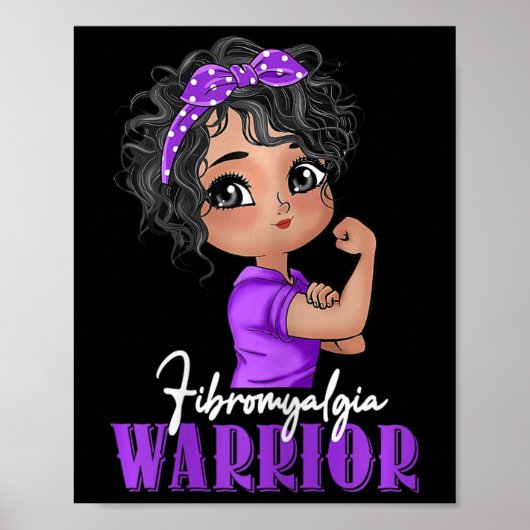 Fibromyalgie Warrior Strong Women Fibromyalgie Awa Poster (Vorne)